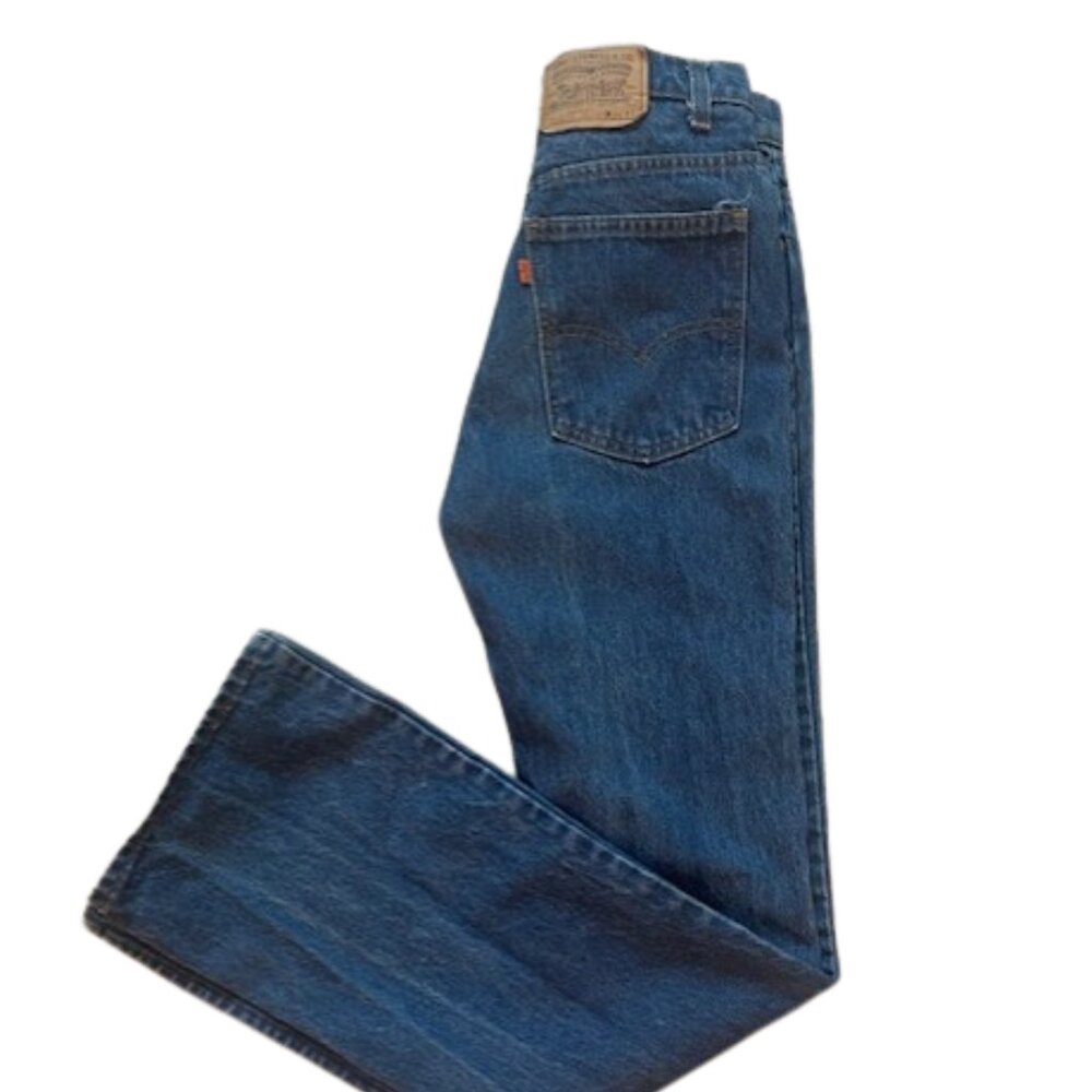 Vintage Levi's Orange Tab Jeans W29 L33 USA Made 100% Cotton High Rise 90s Denim